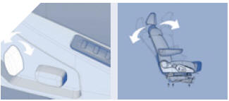 3 - Réglage de l'inclinaison du dossier