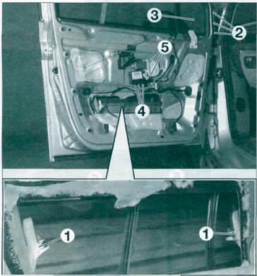 Dépose d'un moteur de lève-vitre