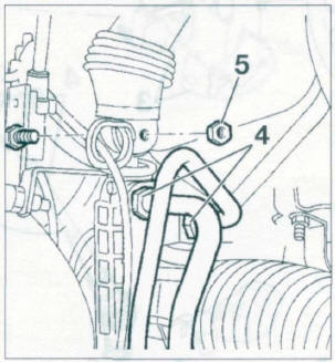 Dépose du boîtier de direction